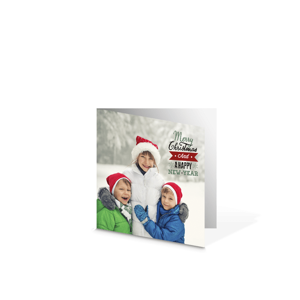 Weihnachtskarte im 10x10 Format