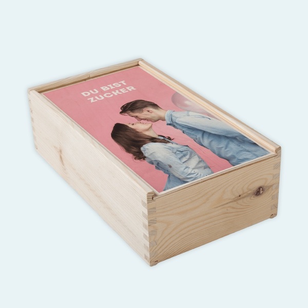 Weinkiste Valentinstag Geschenk Weinkiste Valentinstag Geschenk