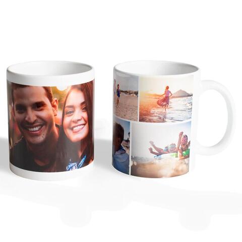 Tasse mit Collage Tasse mit Collage