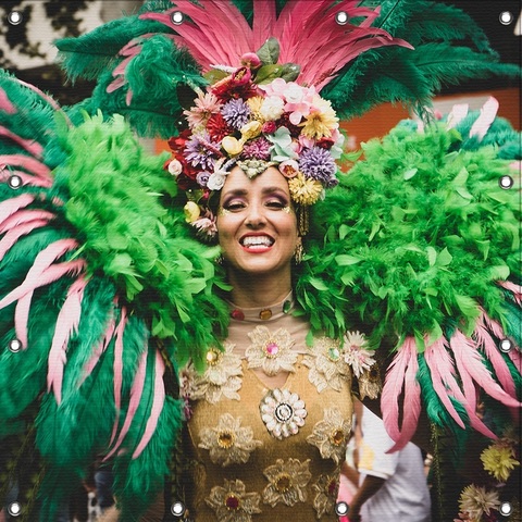 Karneval Gartenposter Karneval Gartenposter
