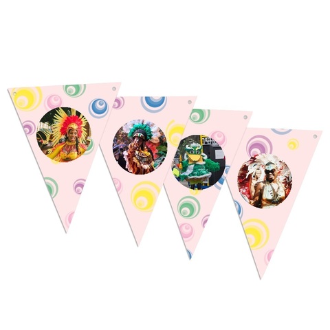 Karneval Wimpelkette Karneval Wimpelkette