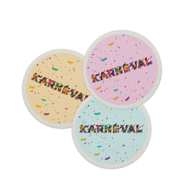 Karneval Zubehör Bierdeckel Karneval Zubehör Bierdeckel