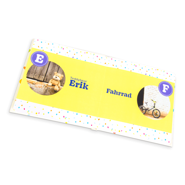 Kinderbuch aus Karton ABC Buch offen Kinderbuch aus Karton ABC Buch 2