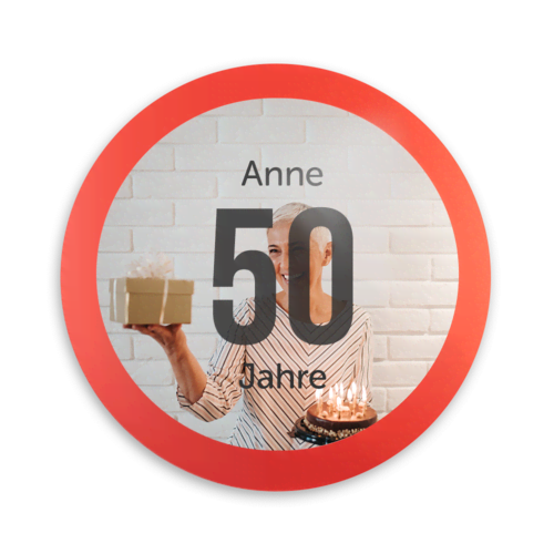 Partyschild Geburtstag