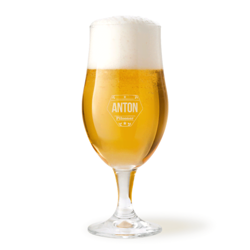 Lassen Sie Ihr eigenes Glas mit Namen gravieren!