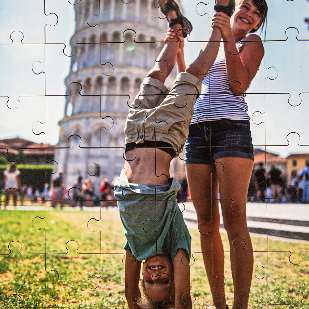 Fotopuzzle aus Holz (detail)