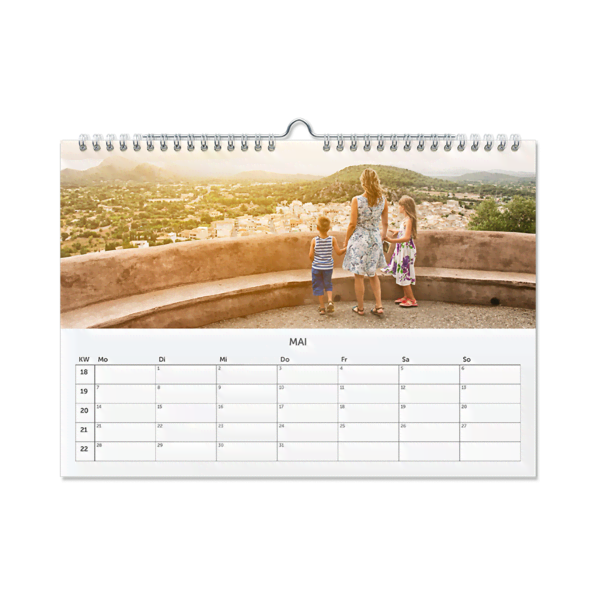 Jahreskalender A4 Querformat  Fotokalender  Fotofabrik