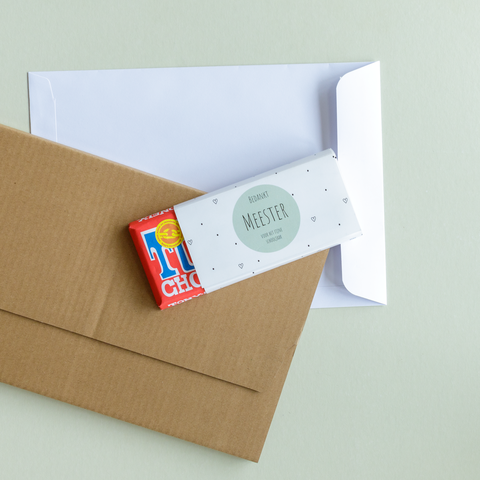 Geschenk mit Schokolade Geschenk mit Schokolade