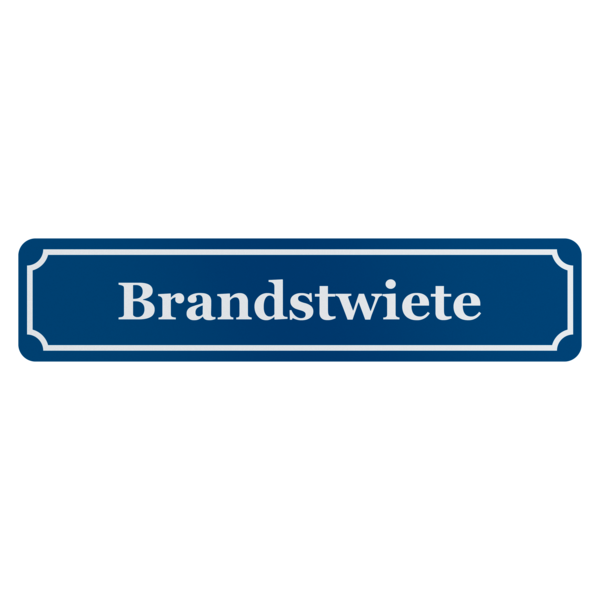 Strassenschild gestalten