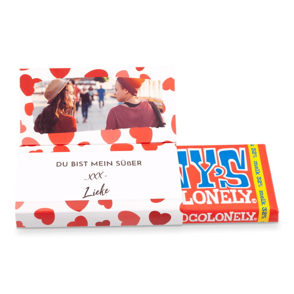 Tonys Chocolonely mit Foto Tonys Chocolonely mit Foto