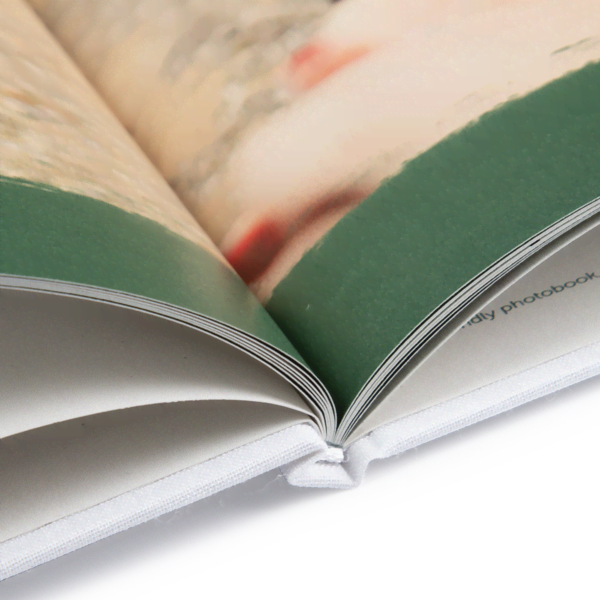 Grünes Fotobuch detail Grünes Fotobuch detail