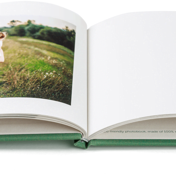 Nachhaltiges Fotobuch offen Nachhaltiges Fotobuch offen