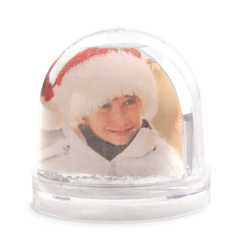 Schneekugel mit eigenem Bild