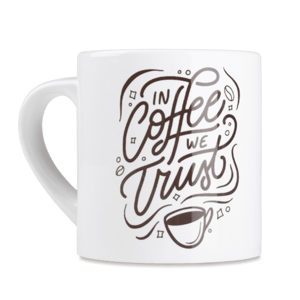 Kleine Tasse mit Foto Kaffee Kleine Tasse mit Foto Kaffee