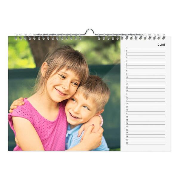 Geburtstagskalender A5 Frontansicht Geburtstagskalender A5 Frontansicht