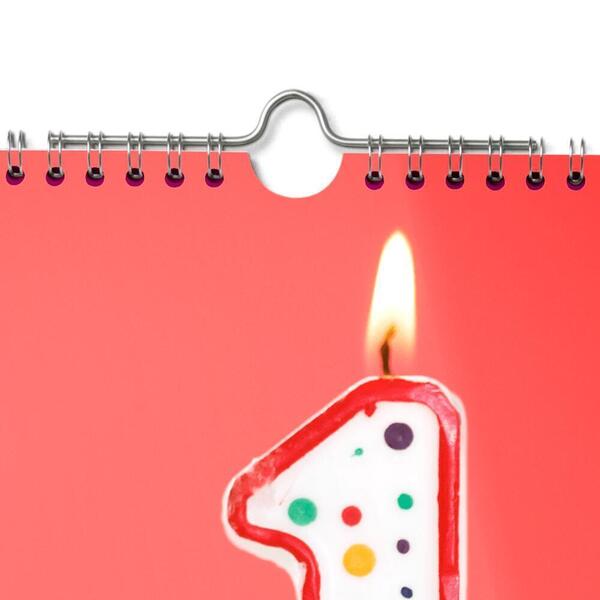 Geburtstagskalender A5 Hochformat Detail