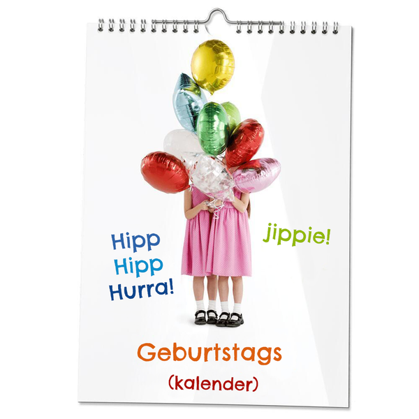 Geburtstagskalender A4 Hochformat