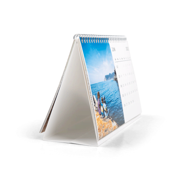 Tischkalender Seitenansicht Tischkalender Seitenansicht