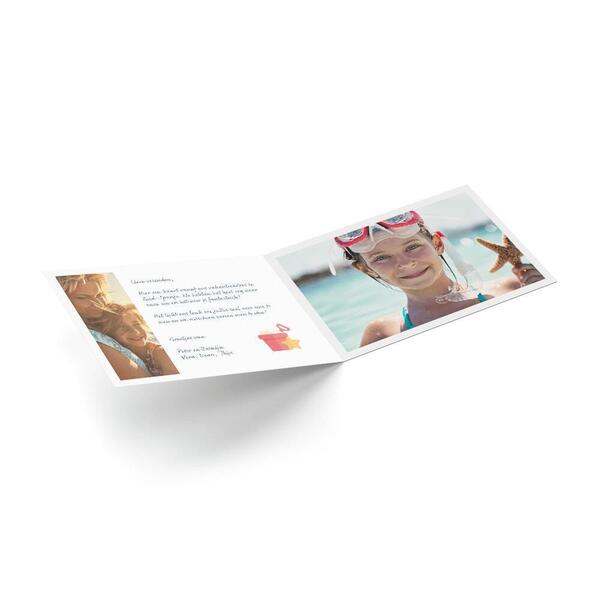 Gefaltete Karte A6 Querformat Gefaltete Karte A6 Querformat