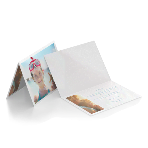 Gefaltete A5 Querformat