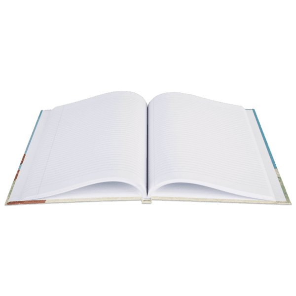 Notizbuch aufgeschlagen Notizbuch aufgeschlagen