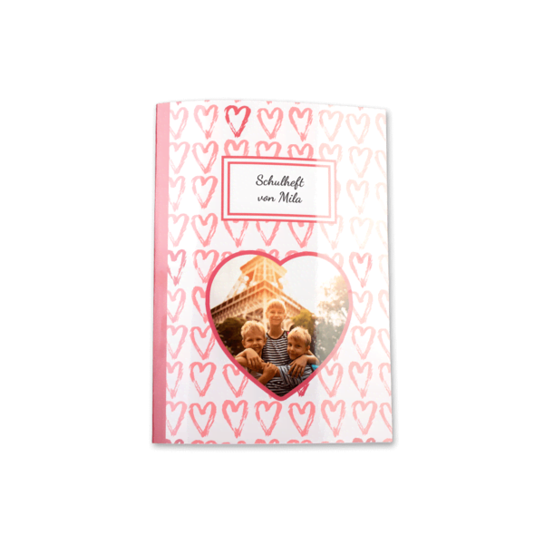 Schulheft personalisieren