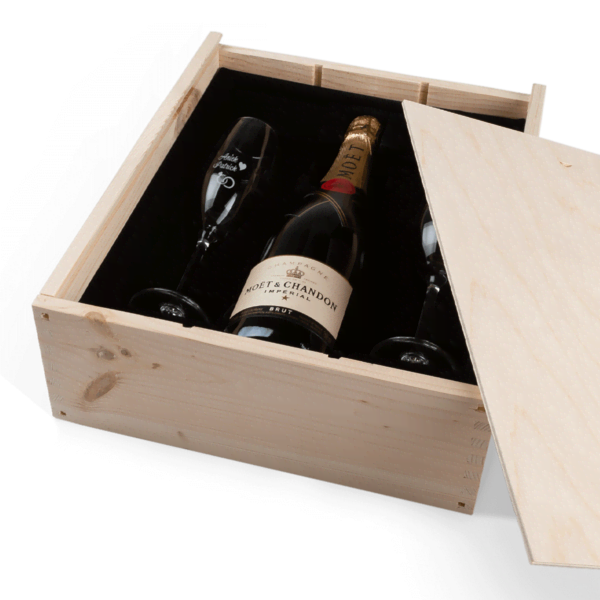 Geschenkset Champagner liegend Geschenkset Champagner liegend
