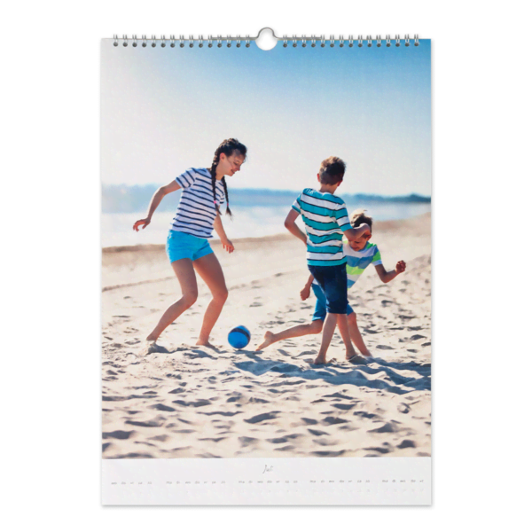 Fotokalender A3 Hochformat  Fotokalender A3 Monatsübersicht