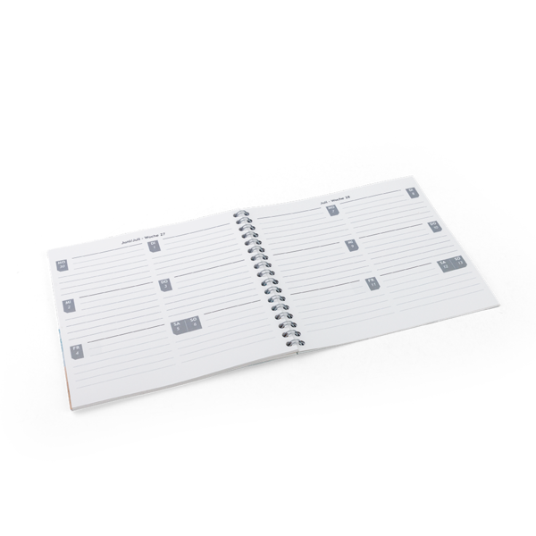 Schülerkalender 15x15 Quadratisch