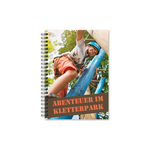 Fotobuch mit Spiralbindung A5 Hochformat
