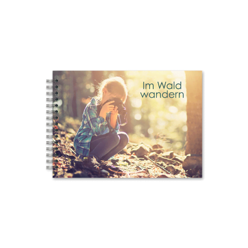 Fotobuch mit Spiralbindung A5 Querformat