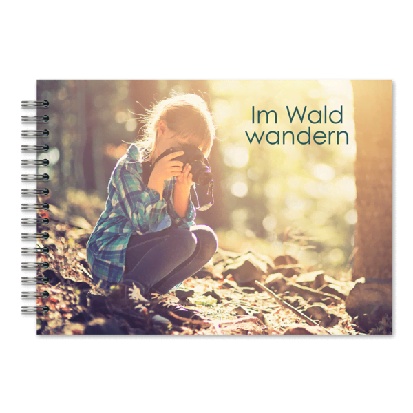 Fotobuch mit Spiralbindung A5 Querformat