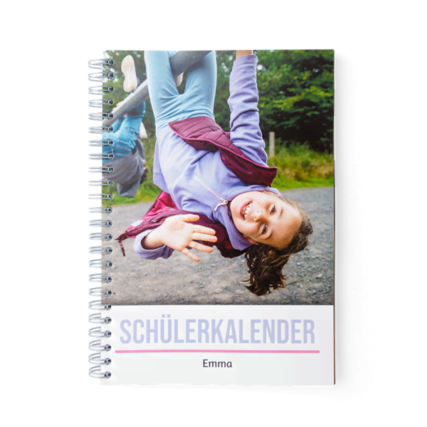 Schülerkalender A5 Spiral Frontansicht