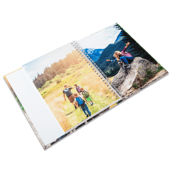 Wochenplaner mit Hardcover Umschlag offen Wochenplaner mit Hardcover Umschlag offen