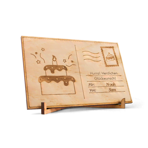 Gravierte Karte erstellen