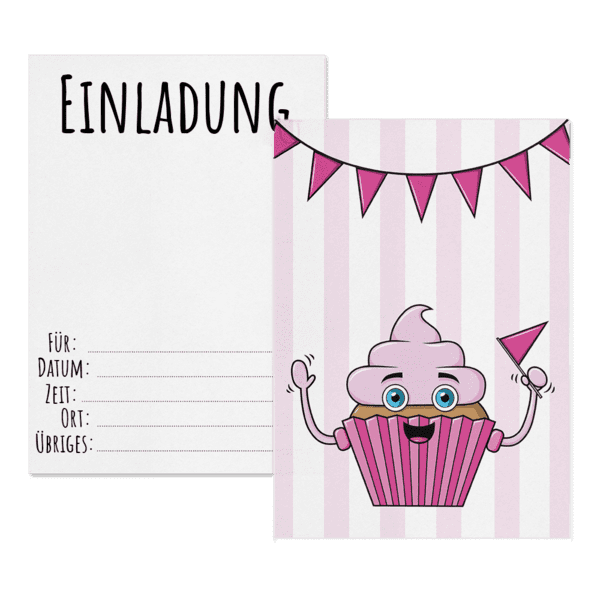 Einladungskarte A5 Hochformat