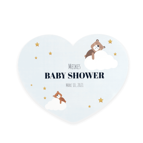 Tischset mit Herzform