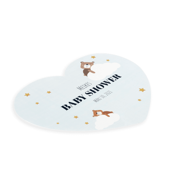 Tischset mit Herzform