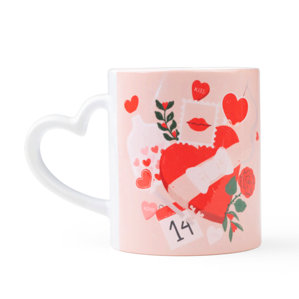 Tasse mit Herzförmigem Henkel