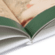 Grünes Fotobuch detail