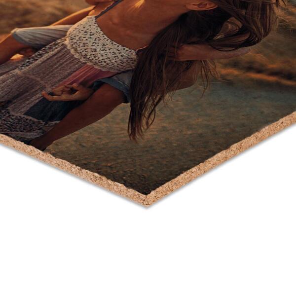 Foto auf Kork im Detail