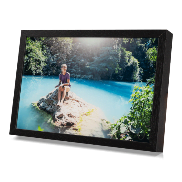 Option: Rahmen schwarz Foto auf Plexiglas Rahmen schwarz