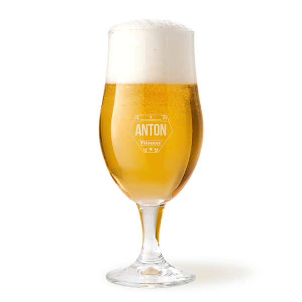 Bierglas gravieren