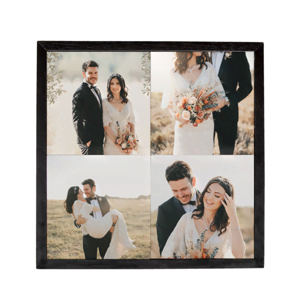 Gerahmte Fliesen Frontansicht Gerahmte Fliesen Frontansicht