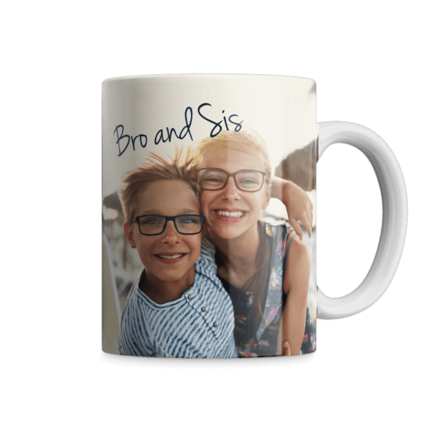 Tasse mit Foto - Bro and Sis
