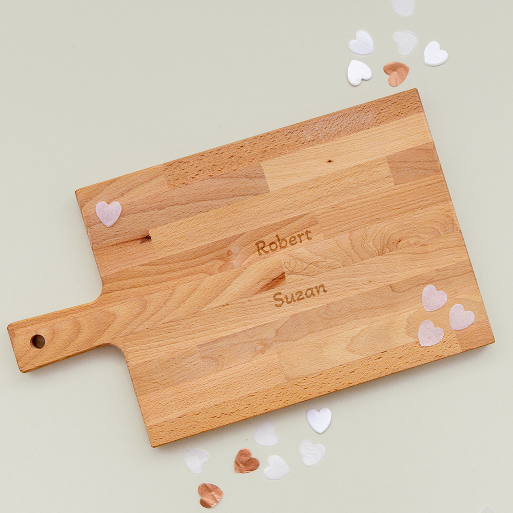 Personalisieres Schneidebrett Hochzeit Personalisieres Schneidebrett Hochzeit