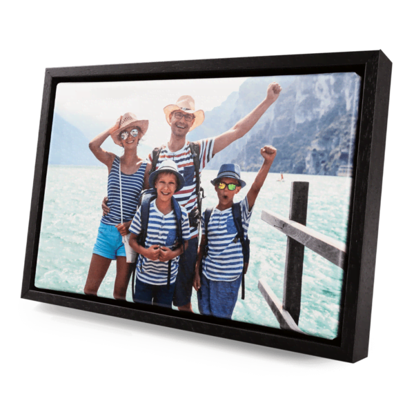 Foto auf Leinwand schwarzer Rahmen