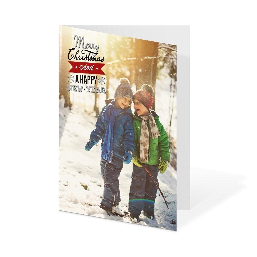 Weihnachtskarte zweiseitig A5 Hochformat Weihnachtskarte zweiseitig A5 Hochformat