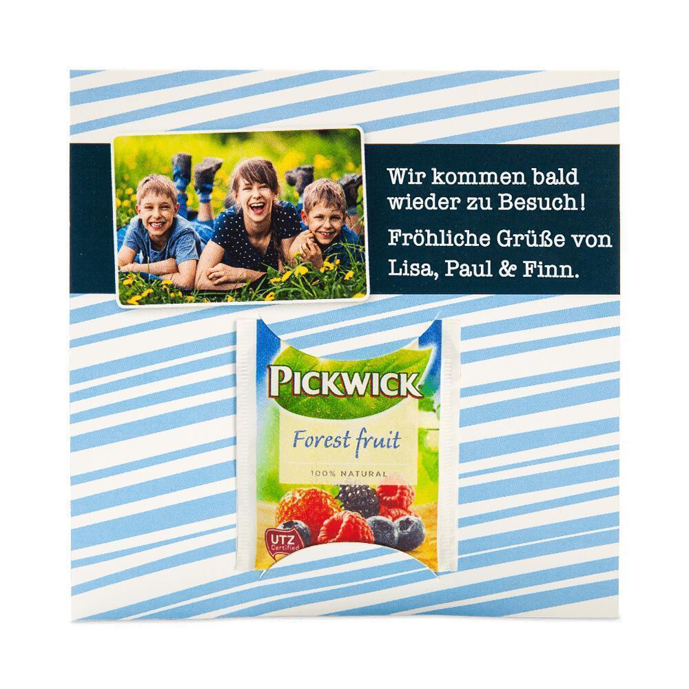 Karte mit Teebeutel Karte mit Teebeutel