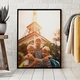 Fotovergrößerung mit Rahmen